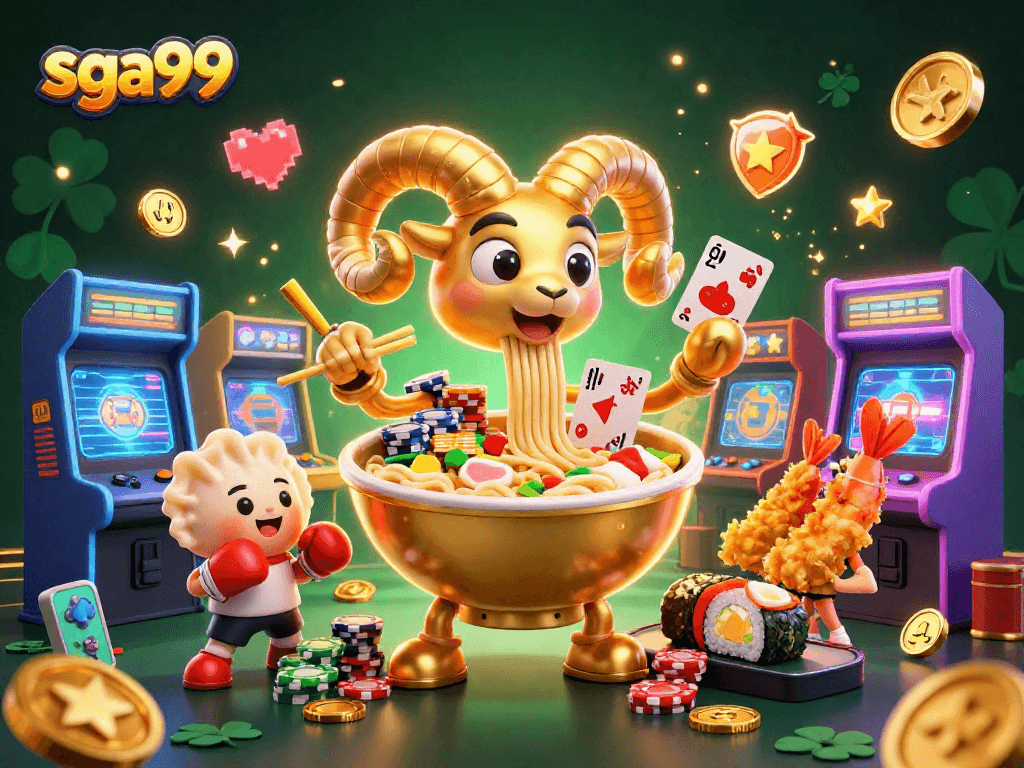 Experience thrilling gameplay at sga99 with vibrant characters and dynamic casino elements.