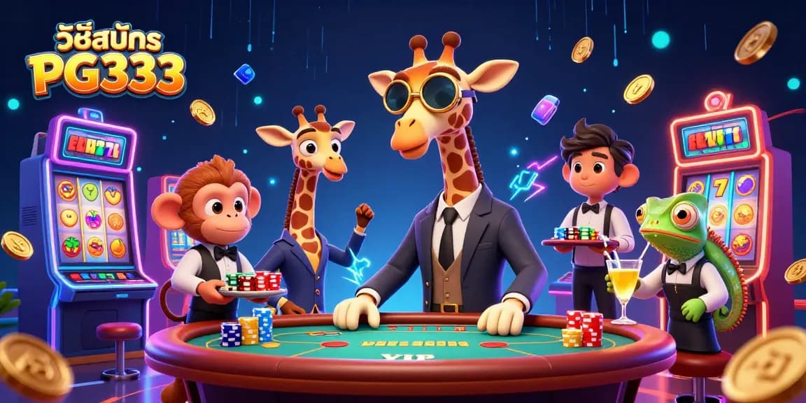 Engage in winning with วิธีสมัคร PG333 at a vibrant casino filled with colorful slot machines.