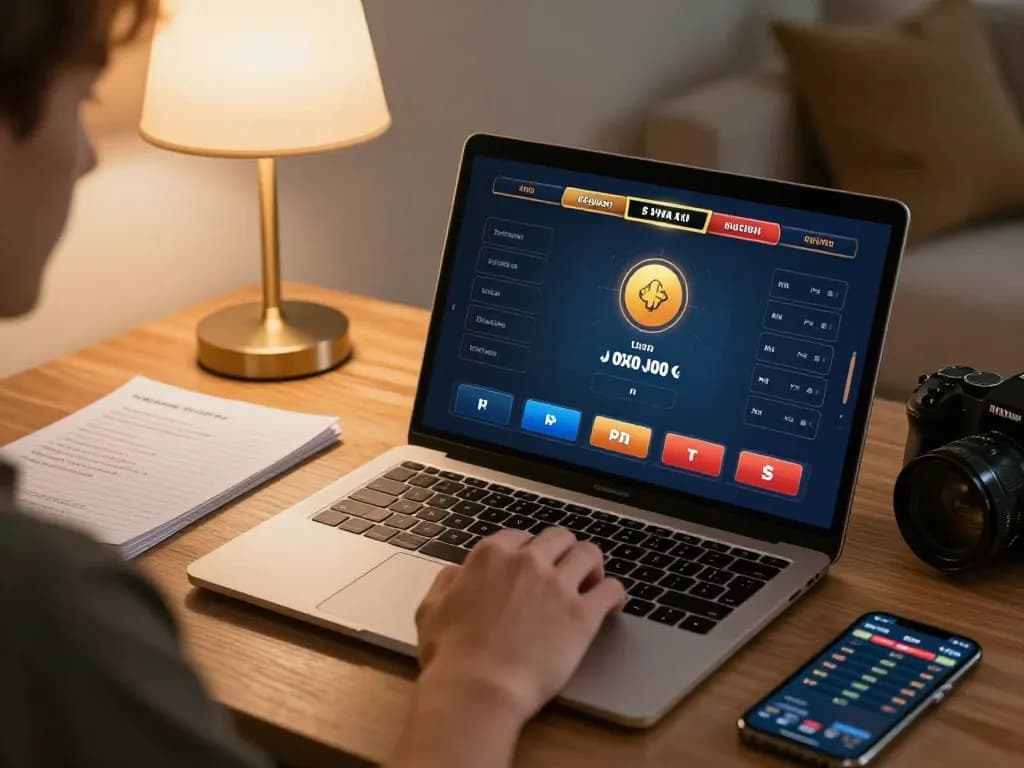 Engaging in online gaming at 88aa com with interactive live dealer gameplay interface.