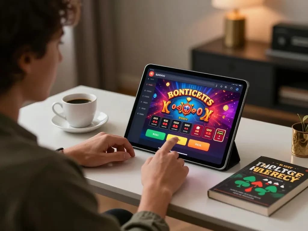 Engaged player enjoying a trusted online gambling experience at a nhà cái uy tín.