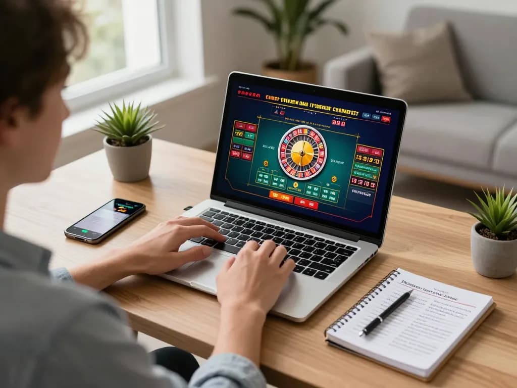 Engaging in live dealer games on 8xbet with a stylish gaming setup, maximizing betting strategies at home
