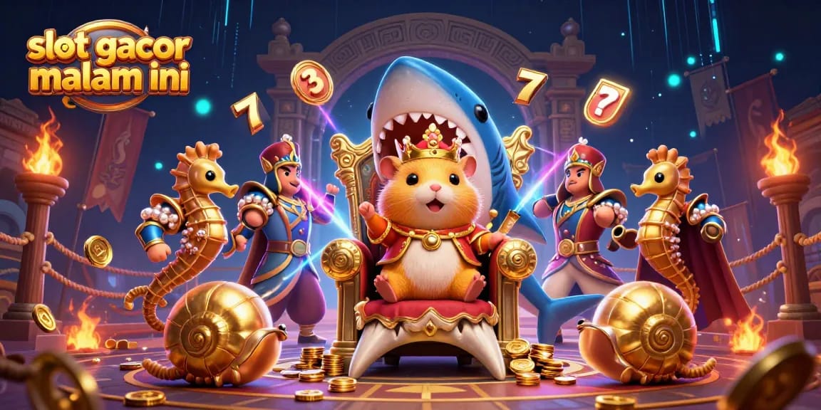 Engage with thrilling slot gacor malam ini as the fierce hamster king claims victory in this vibrant casino world.