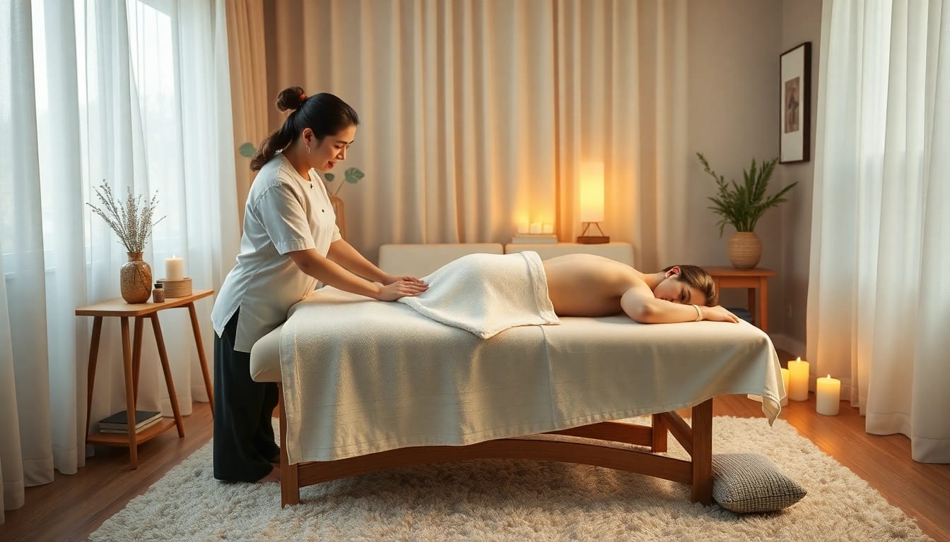 Experience luxury and comfort with 오산출장마사지 as a professional therapist delivers a calming home massage.