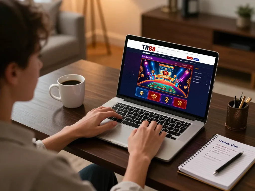 Engage with TR88 link for online casino gaming at home while using strategic betting techniques.
