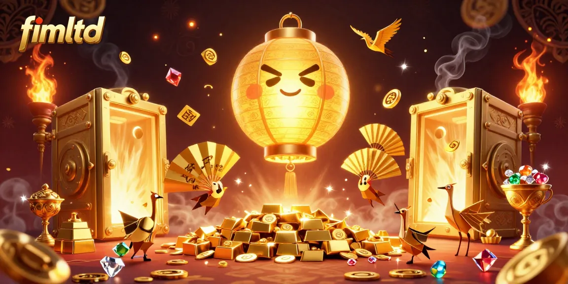 Experience the magic of fimltd with this captivating casino scene featuring golden spirits and treasures.