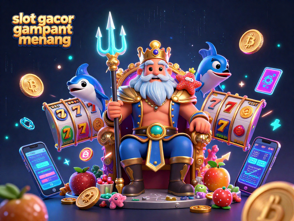 Experience thrilling action with slot gacor gampang menang as Neptune reigns in a vibrant casino scene.