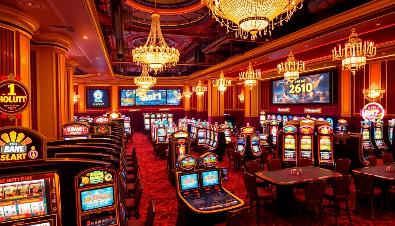Experience the thrill at top casinos with vibrant gaming floors and luxurious slot machines.