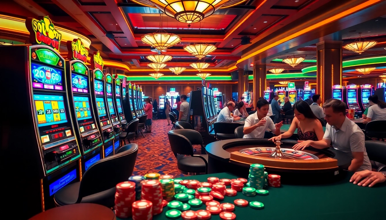 Experience the thrill of slot gacor winnings in a vibrant casino atmosphere filled with excitement.