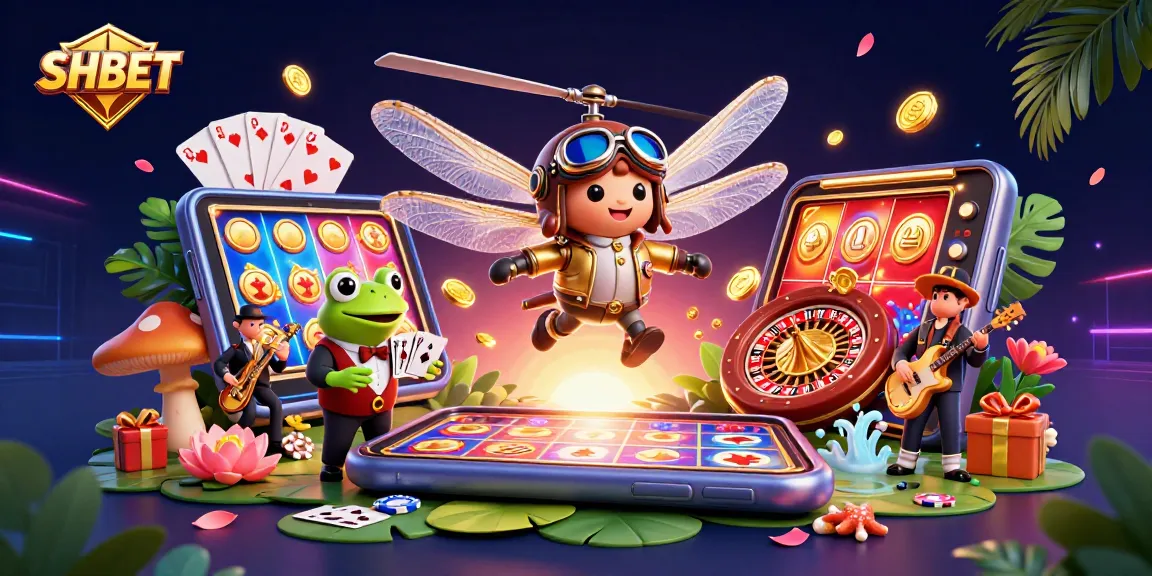 Experience thrilling gameplay at SH BET Casino with vibrant slot games and a lively atmosphere.