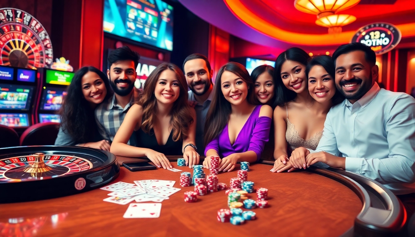 Engage in thrilling online gaming with HBBET, featuring vibrant casino tables and action-packed scenes.