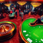 SODO casino scene showcasing vibrant tables and lively players enjoying high-stakes poker.