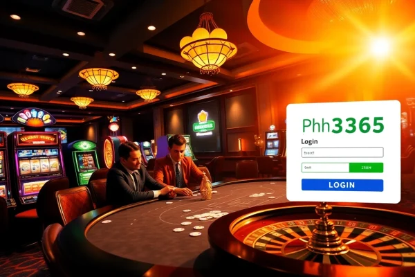 Experience the excitement of ph365 login with professional poker play and vibrant casino visuals.