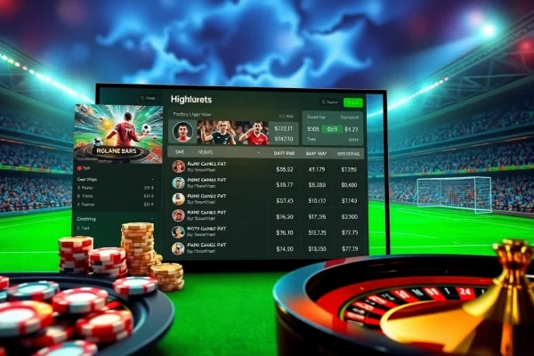 Experience แทงบอลโลก excitement with engaging online betting visuals featuring sports highlights.