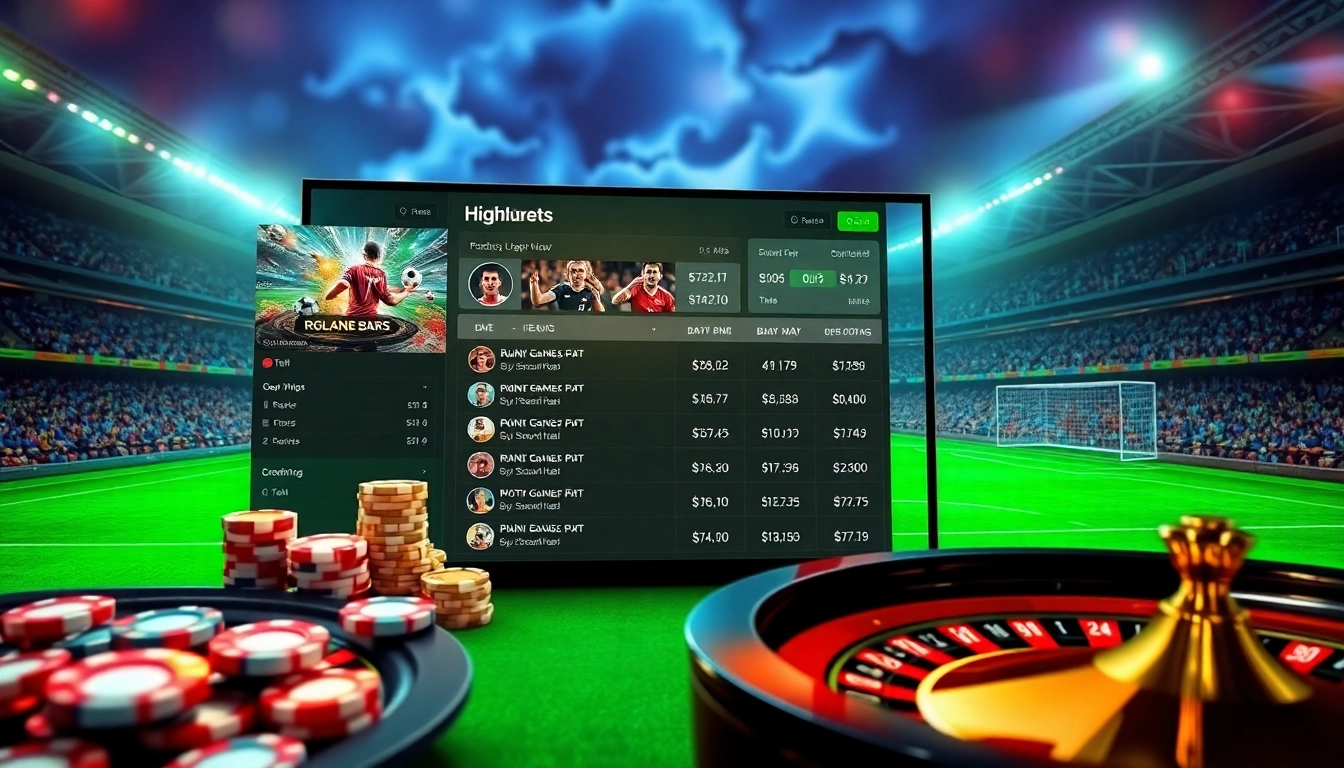 Experience แทงบอลโลก excitement with engaging online betting visuals featuring sports highlights.