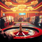 Experience thrilling casino action at RR88 with vibrant slot machines and engaging roulette.