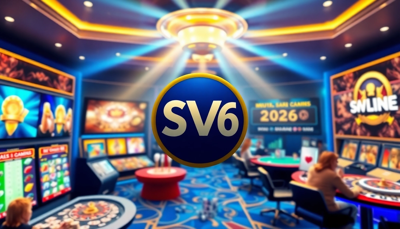 Exciting SV66 online casino interface featuring vibrant games and promotions for 2026.