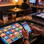 Player winning on aman788 app while enjoying an online slot game in a cozy home setting.