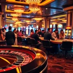 Experience the excitement of idnslot with lively casino gameplay featuring roulette and slot machines.