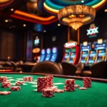 Experience a thrilling poker game scene with XX 88 visuals, inviting gamblers to engage in high-stakes excitement.