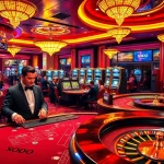 Players experiencing the thrill of gambling at SODO Casino, with vibrant gaming tables and excitement in the air.