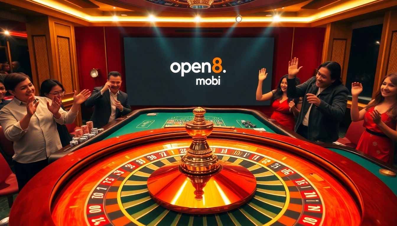 Experience thrilling games at open88.mobi with an upscale casino atmosphere featuring roulette and poker.