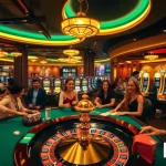 Exciting casino scene featuring roulette and poker chips, highlighting RR88 com's thrilling gambling experience.