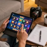 Experience the excitement of W4U casino gaming with a player engaged in an online session.