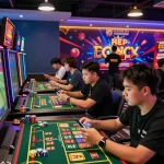 Exciting betting atmosphere at Nhà Cái Kuwin with players enjoying various gaming experiences.