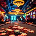 參與 rsg 雷神 2 試玩的玩家在充滿活力的賭場中專注於遊戲。