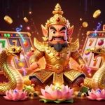 Vivez une expérience de jeu palpitante dans les casinos en ligne avec des éléments 3D vibrants dans une scène dynamique.