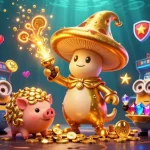 Experience winning magic at Sunwin with a golden wizard and treasure-filled adventure.