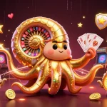 Mencoba slot gacor dalam permainan kasino dengan karakter nautilus raksasa dan elemen slot yang bersinar