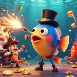 Slot gacor menarik perhatian dengan karakter lucu dan mesin slot yang berlimpah koin.