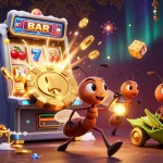 kuwin's animated heist scene captures the excitement of casino gaming with vibrant visuals and dynamic characters.
