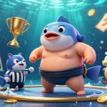 Join the excitement at credit card casino with dynamic slot games and vibrant underwater characters.